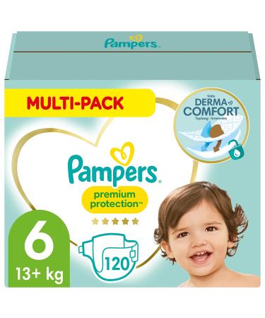 Pampers Baby Diapers Size 6 (13kg+) Premium Protection 120 Pack Old Version Size 6 (120 Pack) OLD