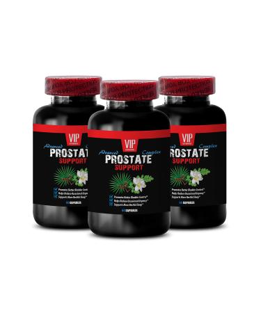 Pygeum for Prostate Support - Prostate Support - Saw Palmetto for Prostate Health Red Raspberry Leaf for Prostate Wellness Graviola Leaf for Immune Support Green Tea 3 Bottles 180 Capsules