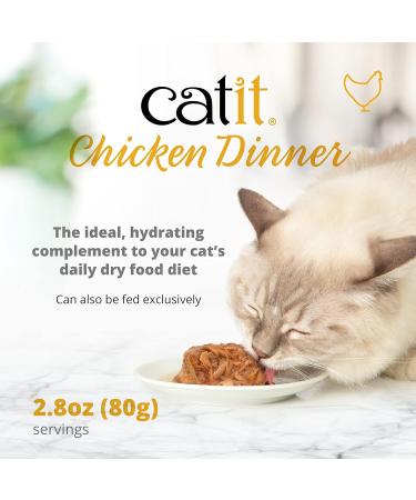 Catit Wet Cat Food Chicken Dinner with Salmon & Carrot 80 g Pack of 6 Cat Food Wet Cat Food Cat Food Wet Nourriture Pour Chat Cat Wet Food Chat Kitten Food Kitten Wet Food Canned Cat Food - Buy Online on GoSupps.com