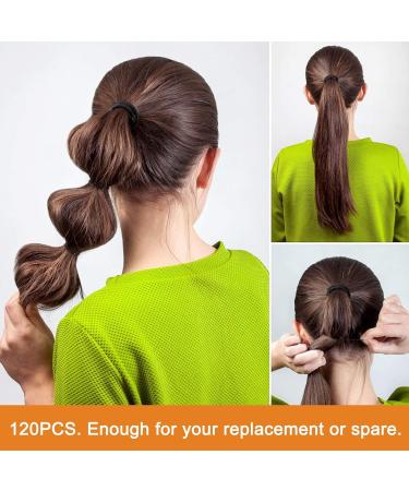 120 PCS Morandi Color Hair Bobbles | Gentle Elastic Hair Bands for Girls and Women - Buy Online on GoSupps.com