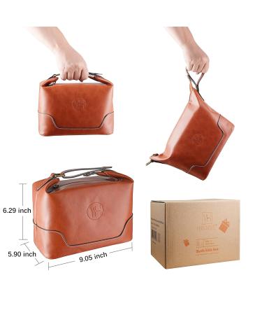 Premium Sandalwood Amber Bath and Body Gift Set for Men - Ideal Birthday Christmas Father's Day Gifts | Relaxing Spa Kit in Deluxe Toiletry Bag - Buy Online on GoSupps.com