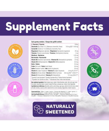 Dr. Kleins Keep Calm For Kids Gummies. Black Currant. Includes 100mg of L Theanine For Relaxation Restlessness & Nervousness Support. Chamomile Extract Vitamins & Minerals to Support Stress Relief. Naturally Sweetened. 30 Gummies. 30 count (Pack of 1) - Buy Online on GoSupps.com