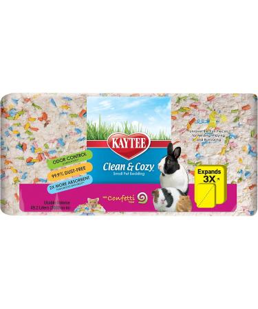 Buy Kaytee Superpet Clean & Cozy Litter - Absorbent Dust-Free Multi-Colored Paper Litter for Small Pets (49.2L) - Buy Online on GoSupps.com