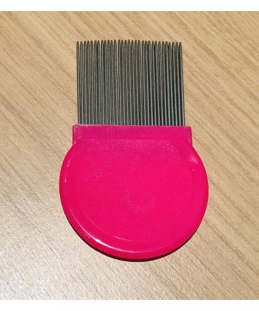 Long Teeth Flea Comb Closely Spaced Metal Pins Removes Fleas Flea Eggs and Debris from Your Pet s Coat - 35mm Long Metal Teeth are Great for Long Hair Areas on Dogs and Cats (Single Pack Pink) Single Pack Pink - Buy Online on GoSupps.com