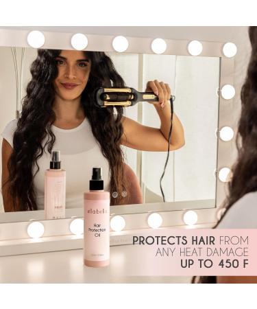 Buy ELLA BELLA All-in-1 Heat Protectant Spray - Repair Protect & Nourish Hair with UV Shield | Argan Oil & Keratin Formula | Cruelty-Free Professional Heat Protection - Buy Online on GoSupps.com