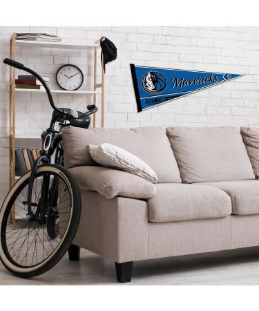 Rico Industries NBA Dallas Mavericks Classic Soft Felt Pennant - 30.5 x 76.2 cm for Home Decoration | Perfect for Playroom Man Cave and Bedroom - Buy Online on GoSupps.com