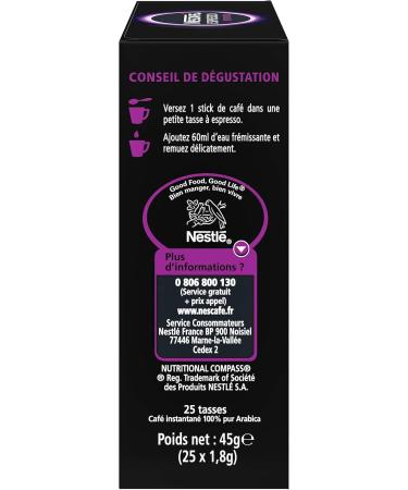Nescaf Espresso Intenso - Instant Coffee - Box of 25 Sticks - Buy Online on GoSupps.com