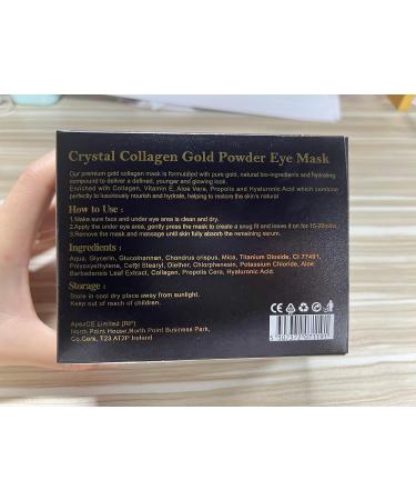 24K Gold Under Eye Mask 25 Pair Eye Care Gel Pads for Dark Circles, Wrinkles & Puffy Eyes | Hydrating & Soothing Treatment - Skin Care Gift Set 220 ml - Buy Online on GoSupps.com