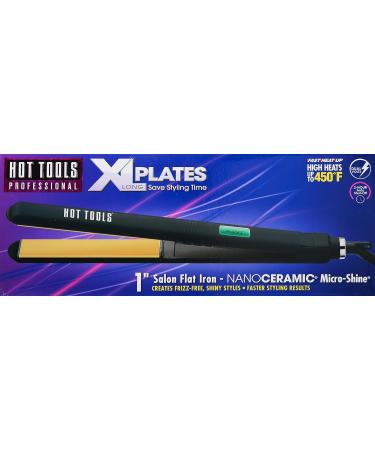 Buy HOT TOOLS 1 Flat Iron - Extra Long Plate | International Shipping Available - Buy Online on GoSupps.com