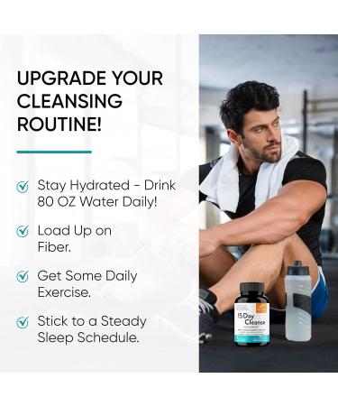 Sandhu's 15-Day Gut Cleanse Colon Detox Digestive Health Supplement for Men & Women | Senna Cascara Sagrada Psyllium Husk & Probiotics | 30 Capsules - Buy Online on GoSupps.com