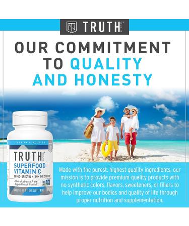 Organic Vitamin C Superfood Blend - 60 Capsules Vegan Supplement with Acerola Cherry, Amla, Rosehip and Camu Camu - Buy Online on GoSupps.com