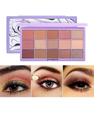 Matte Eyeshadow Palette | Smudge-Proof Long-Lasting Eye Shades Makeup Supplies Satge Use for Home Working Shopping Gathering Dating Traveling 01# - Buy Online on GoSupps.com