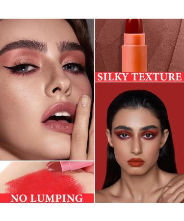 12 Pcs Mini Matte Capsule Lipstick Set - Long Lasting Waterproof Lip Stain - Cute Velvet Pill Shaped Lipsticks for International Shipping - Buy Online on GoSupps.com