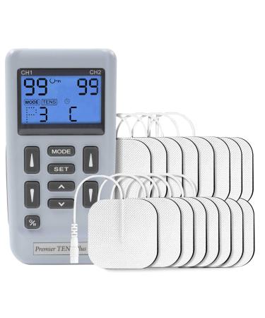 Med-Fit Premier Rechargeable Dual-Channel TENS with 12 Preset Clinically validated programmes and complete manual adjustments for individual settings of your choice