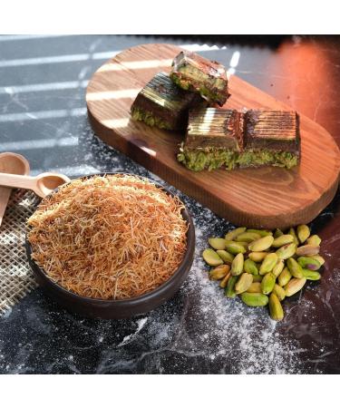 Pufai Erendiz Kadaifi Special Dubai Chocolate Dough Angel Hair 2 Skeins in Good Quality Practical Packaging Long Lasting 200 g - Buy Online on GoSupps.com