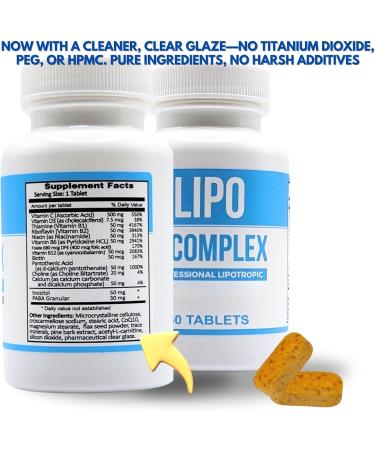 Lipo BC Lipo B-Complex 120 Tablets - Improved Same Trusted Lipo BC Formulation Minus The Harsh Coating Ingredients - Cleaner Ingredients for Optimal Results. Legere Pharmaceuticals - Buy Online on GoSupps.com