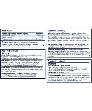 Pamprin Maximum Strength Menstrual Pain Relief - 20 ct - Buy Online on GoSupps.com