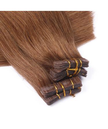 Buy #9 Tape In Hair Extensions - 40cm 100% Remy Real Hair - 30 Bricks 4cm Wide | Novon Hair Extensions - International Shipping - Buy Online on GoSupps.com