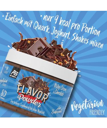 All Stars Flavor Powder - Milky Cream & Chocolate (240g) | Enhance Your Food & Drinks - International Shipping Available - Buy Online on GoSupps.com