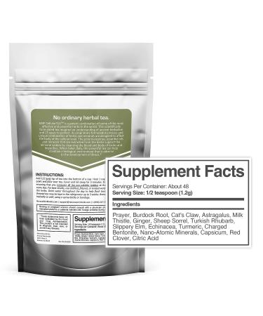 Renova Worldwide CellularTEA - Immunity Support & Detox Cleanse with Organic Cat's Claw, Burdock Root, Echinacea, Turmeric & Ginger - Caffeine-Free Herbal Tea - 48 Servings - Buy Online on GoSupps.com