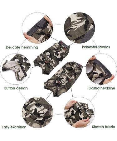 Cobee Dog Recovery Suit - Abdominal Wound Protection for Male Dogs | Post-Operative Snug Fit | L-Size Camouflage - Buy Online on GoSupps.com