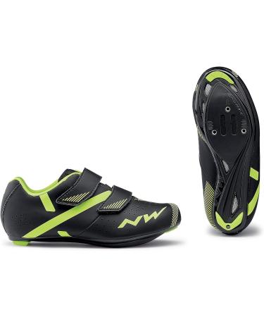 Northwave Unisex Kids NW Torpedo 2 Junior Cycling Shoes - Size 37 EU - Black Yellow - International Shipping Available - Buy Online on GoSupps.com