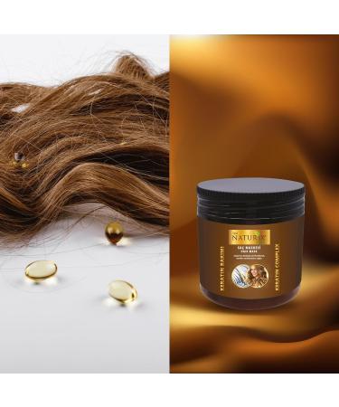 Nourishing Hair Mask 16.9 fl oz | Hydrate & Condition All Hair Types | Frizz Control | Paraben-Free & Cruelty-Free Keratin Treatment - Buy Online on GoSupps.com