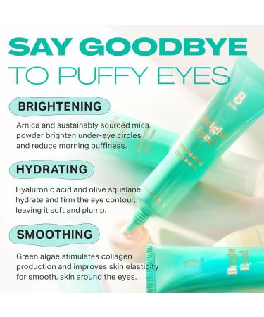 BYBI Beauty Bright Eyed Vegan Eye Cream - Anti-Aging & Hydrating Eye Cream - Reduce Dark Circles & Puffiness - Hyaluronic Acid Arnica & Green Algae - 15ml Eye Cream (15ml) - Buy Online on GoSupps.com