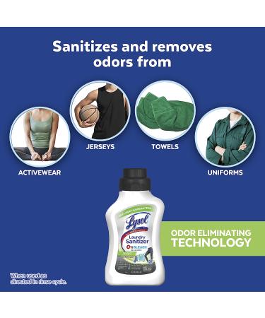 Lysol Sport Laundry Sanitizer: Eliminates Odor-Causing Bacteria for Gym Clothes - 41oz - Buy Online on GoSupps.com