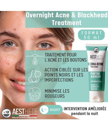 Face Cream Oily Skin With Salicylic Acid Mandelic Acid Night Cream Moisturizing Exfoliating Face Cream Anti Blackheads Anti Acne Dilated Pores Anti Pimples Anti Blemish Care 50ml - Buy Online on GoSupps.com