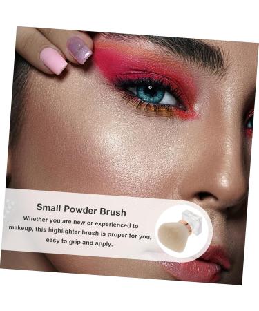Premium White Powder Brush for Women - Mushroom Head Makeup Tool | Loose Powder Brush | Soft Artificial Fiber - Buy Online on GoSupps.com
