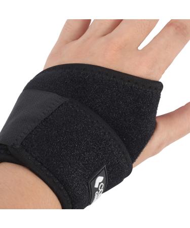 Lined Wrist Support Glove - Adjustable Band Relieves Muscle Joint Tendon Pain Guaranteed Highest Copper Content - Reduces Soreness Stiffness Arthritis Tendonitis (Free Size)