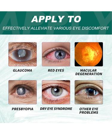 Pongnas Vision Enhance Massage Roller Eye Clarity Roller 3pcs Rouleau pour les Yeux Biologique pour Soulager la Fatigue et la S cheresse avec 8 Ml de S rum Sous les Points D'acupression - Buy Online on GoSupps.com