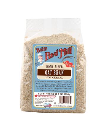 Bob's Red Mill Oat Bran Hot Cereal  40 Ounce (Pack of 4) - Buy Online on GoSupps.com