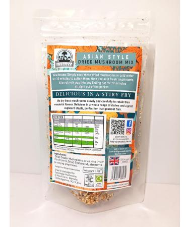 Dried Asian Style Mixed Mushrooms (2x15g Packets) - Buy Online on GoSupps.com