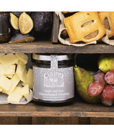 Claire's Handmade Apple and Pear Cheeseboard Chutney - Gluten Free, GMO Free, Vegetarian & Vegan - 200g - Buy Online on GoSupps.com