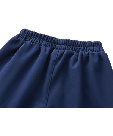 DANFGEA Kids Snow Ski Pants - Waterproof, Windproof Fleece Lined Snowboard Pants for Boys and Girls - Navy Blue, Size 12Y - Buy Online on GoSupps.com