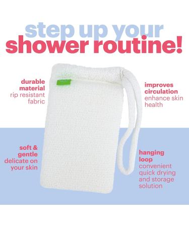 Afterspa Scrubber Body Brush - Exfoliating Vegan Shower Brush & Back Loofah for Radiant Skin | Cruelty-Free Bath Essential - Buy Online on GoSupps.com