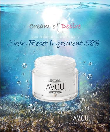YBW AVOU Cream of Desire | All-in-One Natural Facial Cream for Anti-Aging Hydration & Repair | 1.7 oz - Perfect for Dry & Sensitive Skin - Buy Online on GoSupps.com