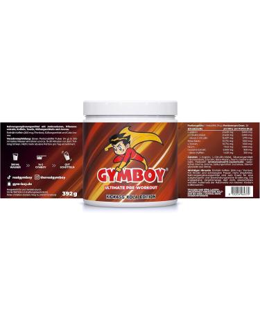 GymBoy Ultimate Pre Workout Kickass Kola Edition - Cola Flavor 392g | Best International Shipping - Buy Online on GoSupps.com