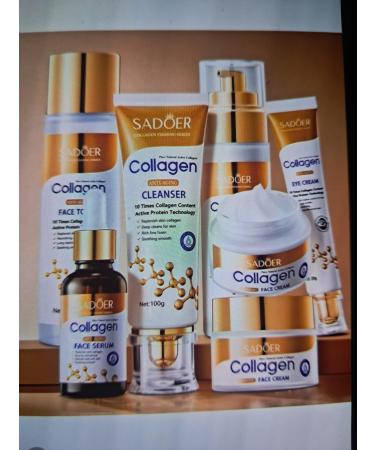 For SADOER Bee Firming Skincare Gift Set 6 Piece Skin care Set Collection Moisturizing Skin Care Kit Facial Skin Care Sets Kits Cleanser Toner Lotion Serums Facial Creams Eye Creams