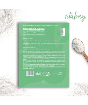 Vitabay Taurin Capsules 1000mg - High-Dose Vegan Taurine (360 Count) - Pure Amino Acid No Additives | International Shipping Available - Buy Online on GoSupps.com