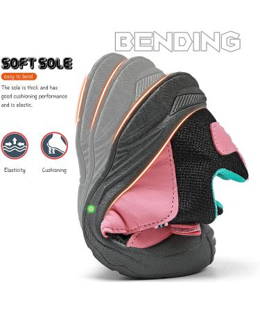 ASHION Kids Breathable Outdoor Sneakers, Non Slip Sport Shoes (Toddler/Little/Big Kids) - Elegant Pink - Buy Online on GoSupps.com
