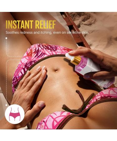 After Shave Oil Women Gently After Shave Oil Strawberry Vanilla With Hyaluronic Acid Smooth Skin & Deeply Moisturize Shave Serum Prevent Ingrown Hairs & Dryness for Men and Women 90ML/3 Fl Oz - Buy Online on GoSupps.com