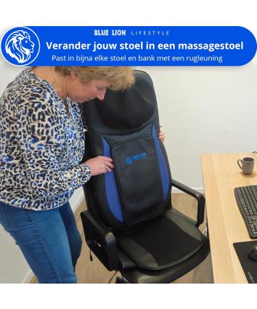 Blue Lion Lifestyle Shiatsu Back and Neck Massage Cushion - Marula - Impact & Vibration Therapy - International Shipping Available - Buy Online on GoSupps.com