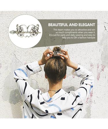 Minkissy Vintage Retro Viking Hair Clips - Elegant Metal Headdress & Creative Hair Accessories for Women - 2 Pieces - Buy Online on GoSupps.com