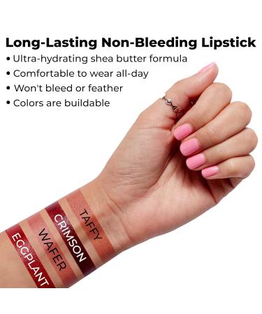 Cream Lipstick - Hydrating Long-Lasting Satin Finish | Taffy - 3.5g | International Shipping Available - Buy Online on GoSupps.com