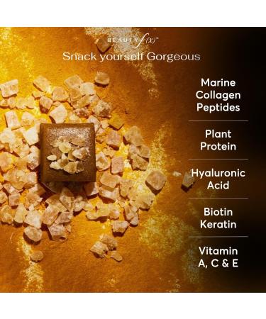 Beauty f(x) Protein Beauty Bites Collagen Bars Lemon Ginger Turmeric Collagen Protein Bars for Women 10g Protein, 110 Calories, No Added Sugar Supports Skin, Hair, and Nails - Buy Online on GoSupps.com