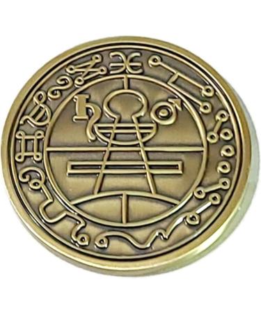 Seal of Solomon Coin Talisman with 72 Names of God - Kabbalah King Solomon Seal - Buy Online on GoSupps.com