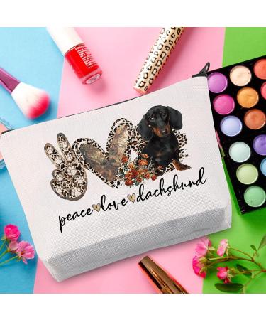 Dachshund Zippered Cosmetic Bag - Ideal Gift for Dog Lovers | WZMPA - Buy Online on GoSupps.com